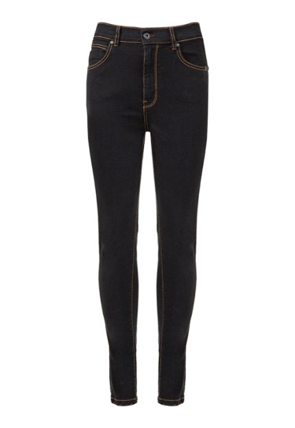 PAN0076-NEG Pantalón Denim Clásico Mujer