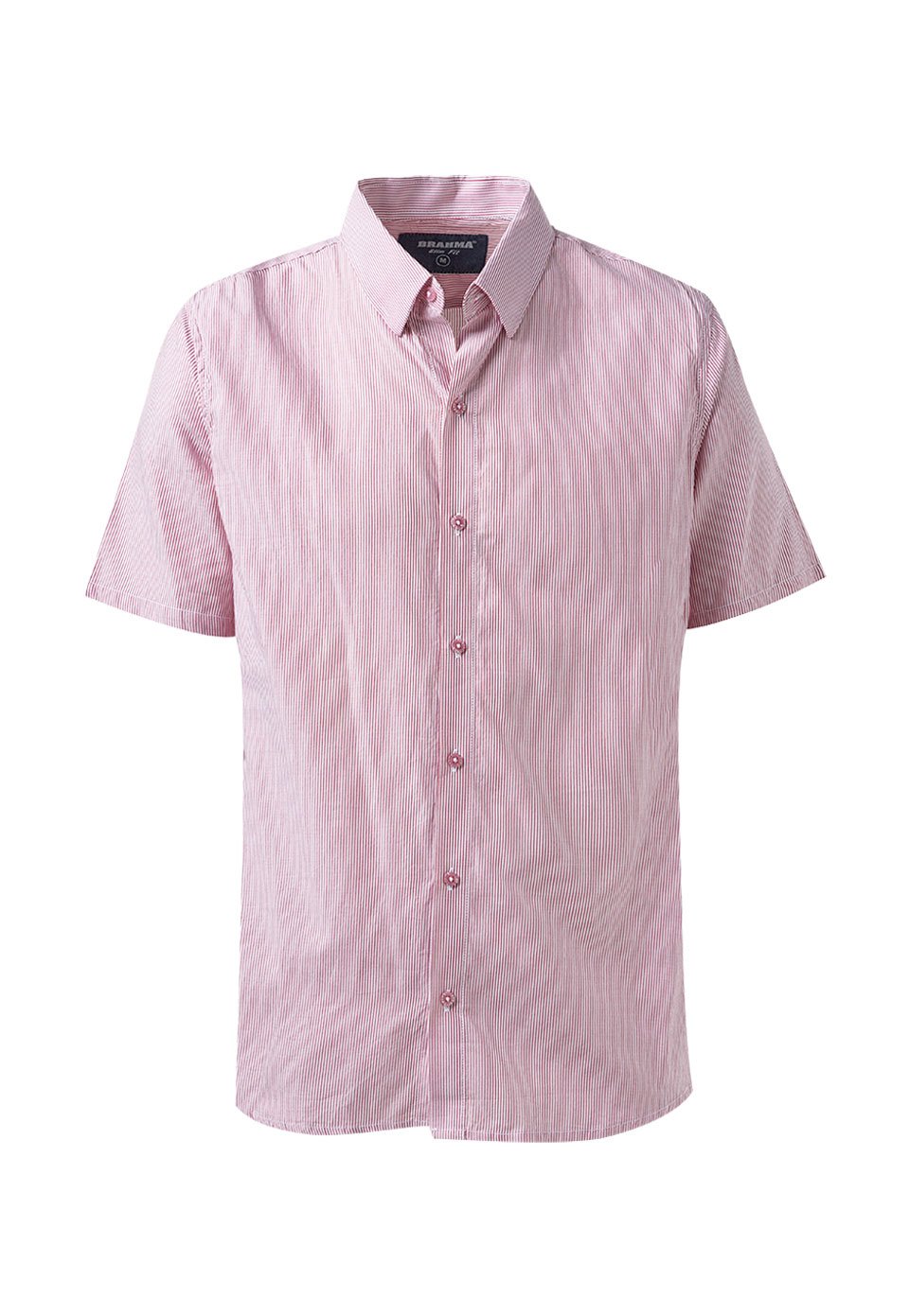 Camisa rosa manga corta hombre new arrivals