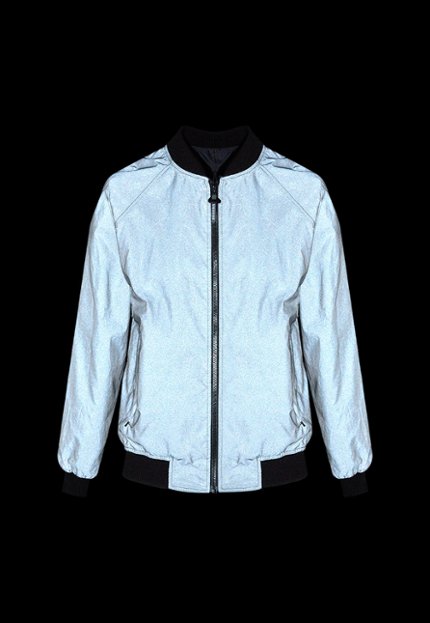 CHQ0074-NEG Chaqueta Hombre Doble Faz con Reflective