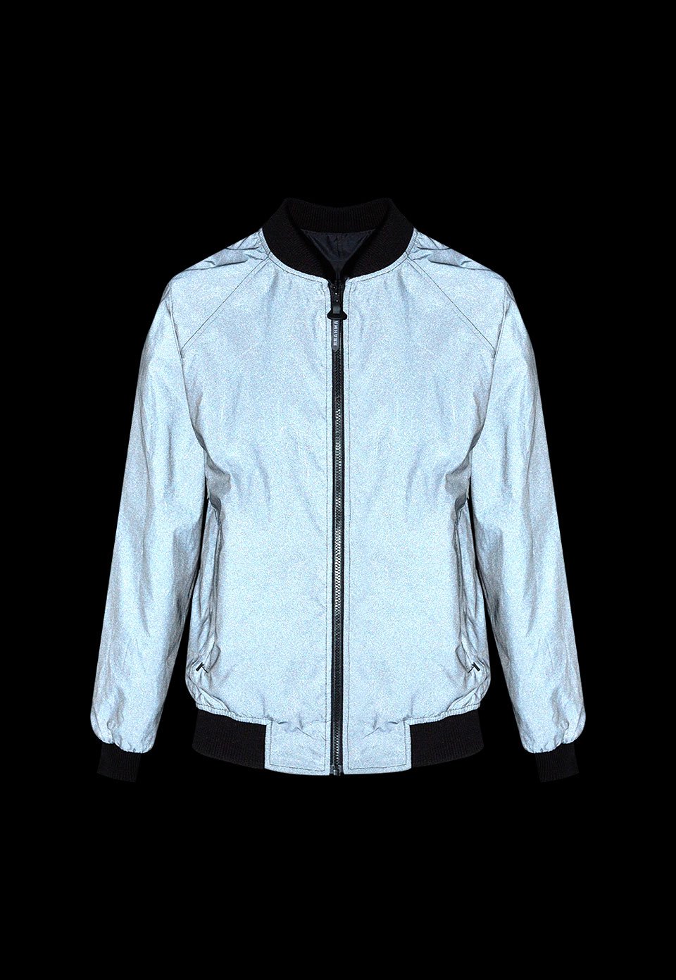 CHQ0074-NEG Chaqueta Hombre Doble Faz con Reflective