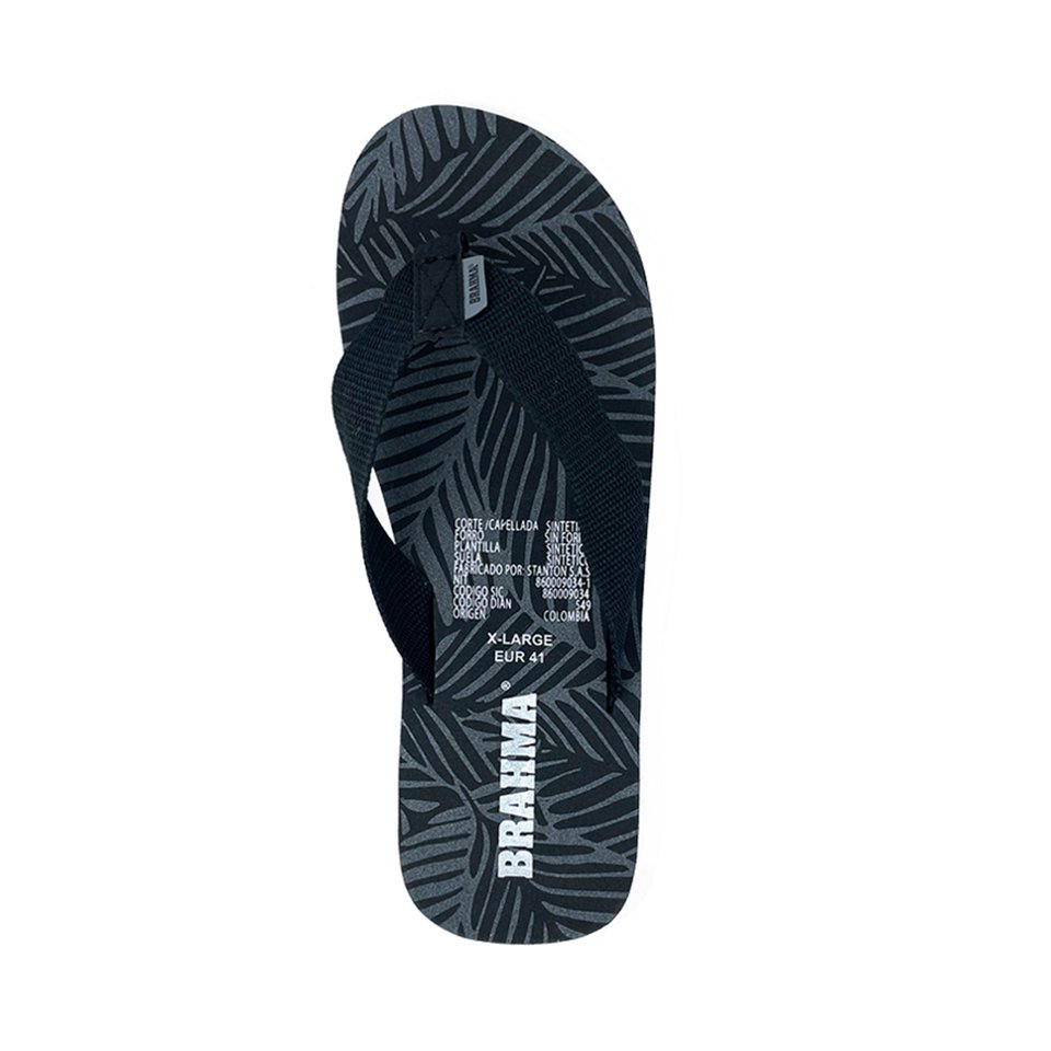 Brahma P gina Oficial OE3588 NEG Sandalias Hombre Rig