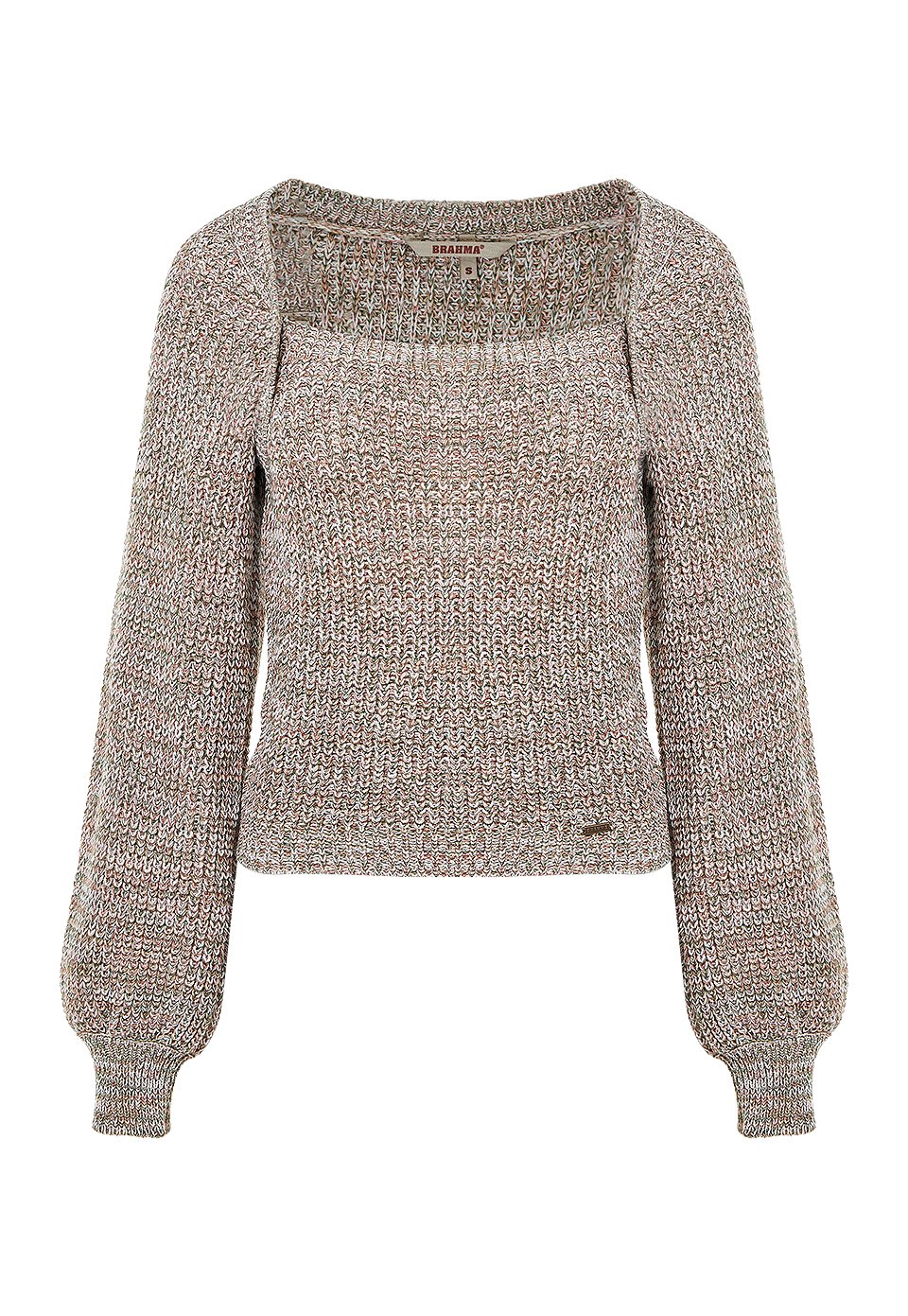 SWE0112-ARE Sweater Mujer Escote Cuadrado