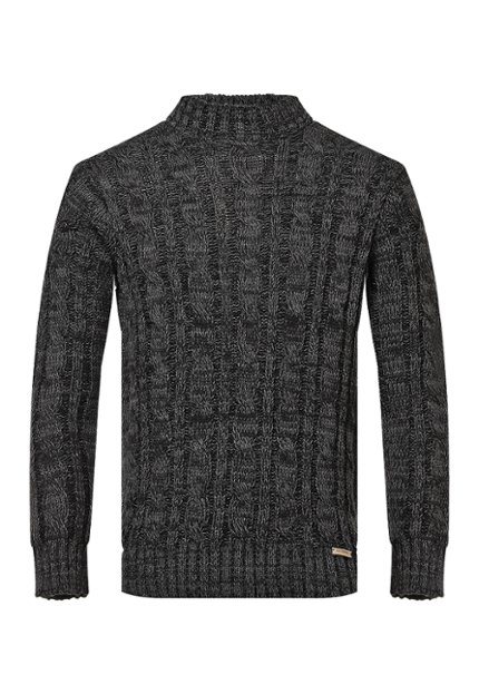 SWE0113-GRO Sweater Cerrado Hombre