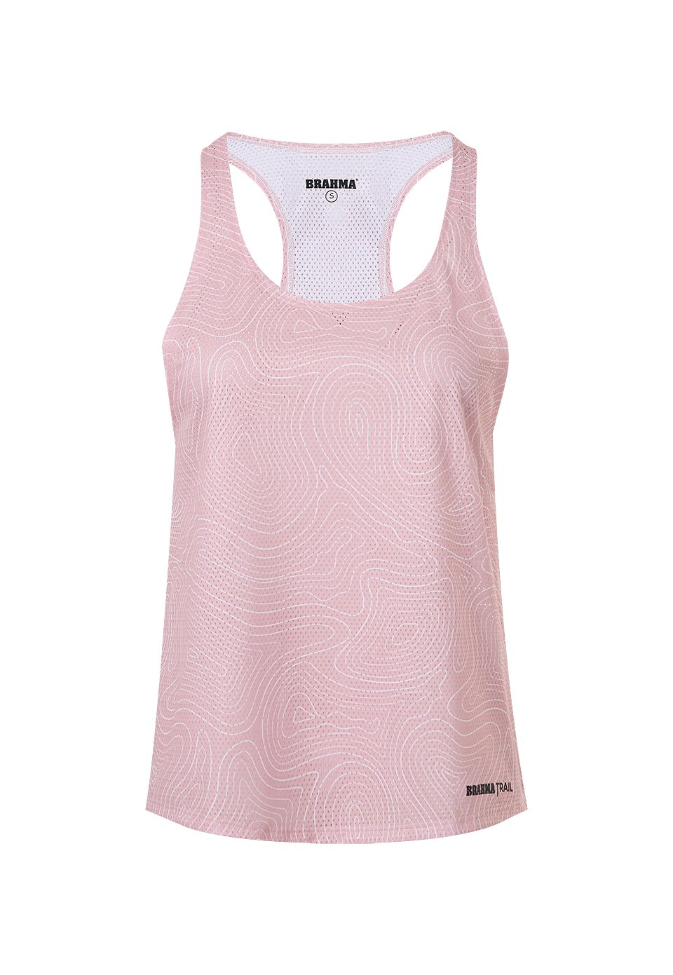 CMS0046-CUR Camiseta Deportiva Esqueleto Trail Mujer