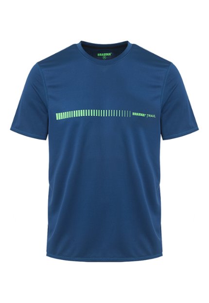 CMS0049-AZU Camiseta Deportiva Trail Hombre