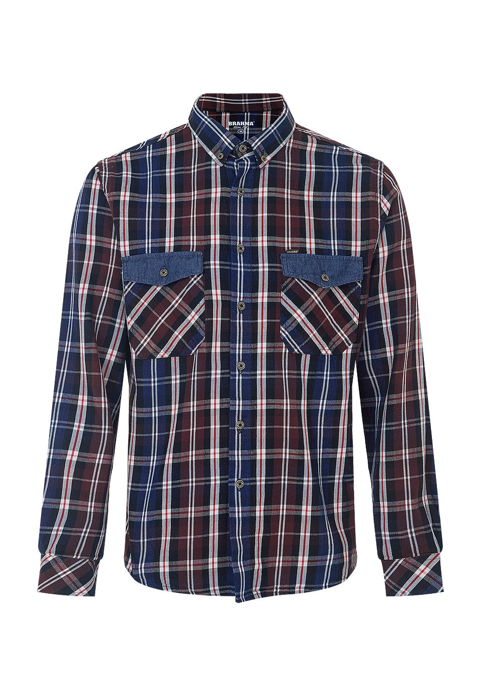 CAM0226-CAF Camisa Manga Larga Hombre