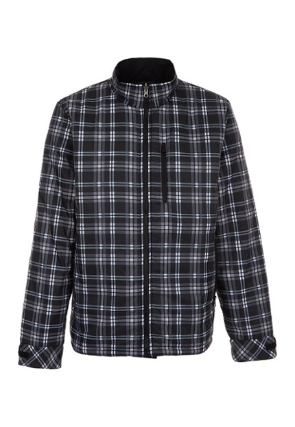 CHQ0095-NEG Chaqueta Doble Faz Hombre
