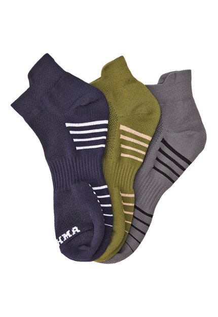 PRE0063-GAV Medias Tobilleras Unisex (Pack 3 pares surtidos)