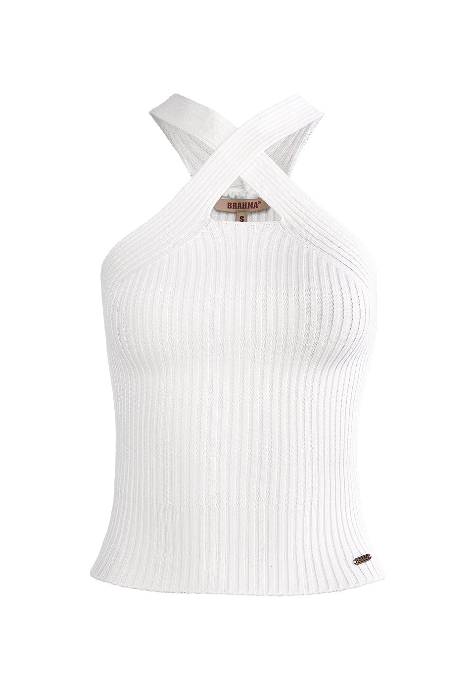 BLU0102-BLA Blusa Tejida Mujer