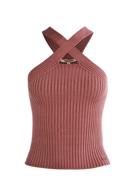 BLU0102-MOC Blusa Tejida Mujer