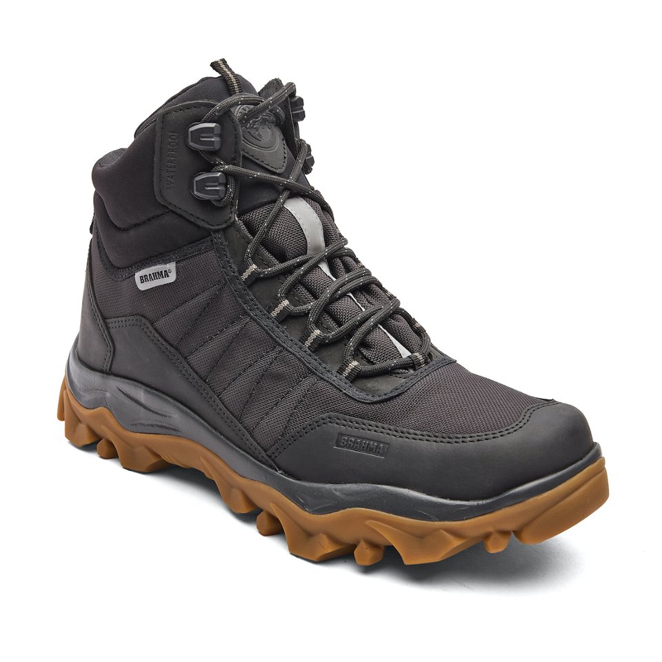 RQ3685-NEG Botas Hombre Trekking