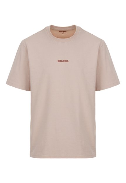 CMS0062-BEI Camiseta Casual Hombre