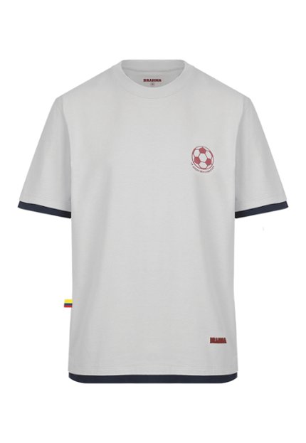 CMS0067-GRI Camiseta Casual Hombre