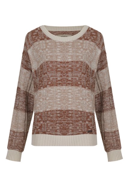 SWE0133-CAF Sweater Cerrado Mujer