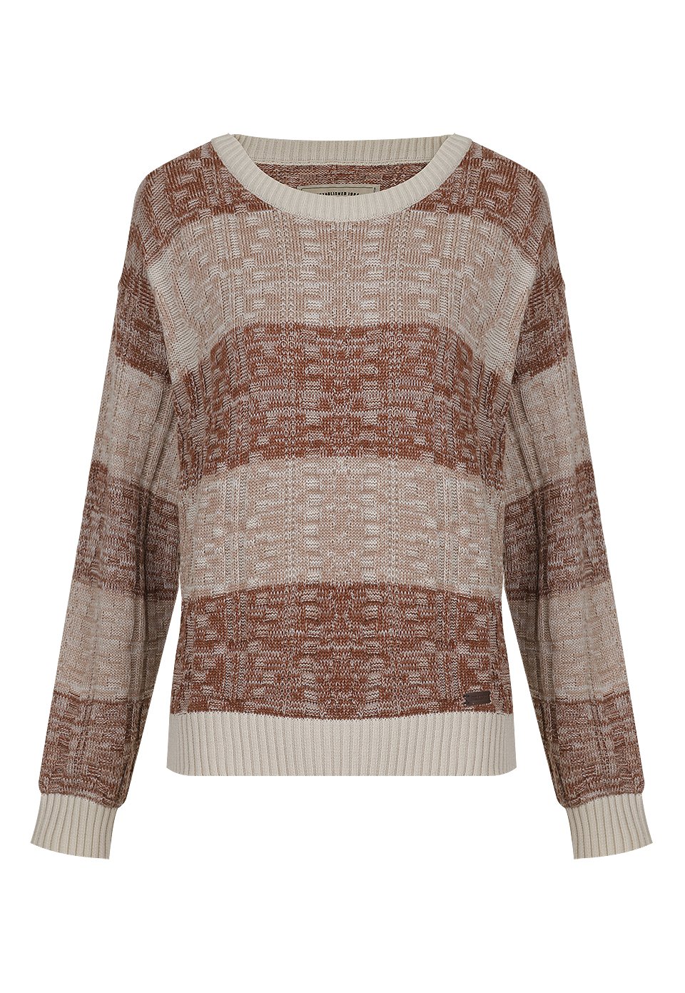 SWE0133-CAF Sweater Cerrado Mujer