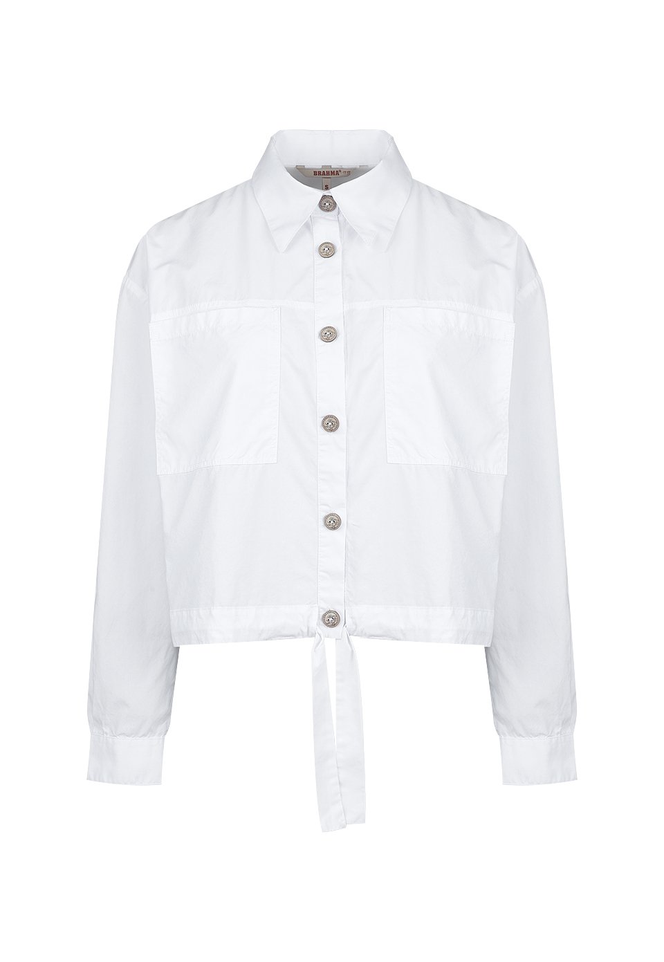 CAM0274-BLA Camisa Manga Larga Mujer