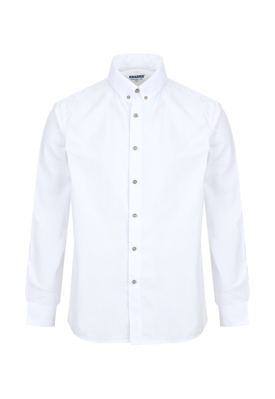 CAM0270-BLA Camisa Manga Larga Hombre